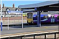 Northern Rail Class 150, 150117, Blackpool North railway station in FY3 8AG
