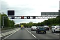A motorway speed gantry over the M42 in B93 9LP