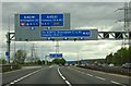 Motorway sign over the M42 in B92 0HE