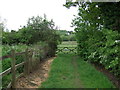 Farm track with gate, Barlestone in CV13 0BN