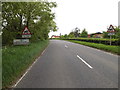 Entering Bressingham on the A1066 Low Road in IP22 2AA