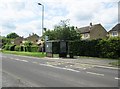 Bus stop and shelter, Brize Norton Road, Carterton, Oxon in OX18 3AX