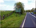 The A59 towards Clitheroe in BB6 8BD