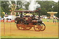View of a traction engine trundling around the St. Albans Steam and Country Show in AL4 0HZ