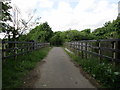 Bridge on the Roman Ridge over a former railway to Brodsworth Colliery in DN6 7LU