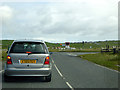 Waiting to cross the runway at Sumburgh Airport in ZE3 9JX