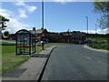 Bus stop and shelter on Moorsley Road, Low Moorsley in DH5 0DU