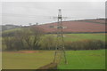 Pylon by the railway line in TQ12 5UF
