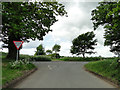 Church Road junction with Almshouses Road in Rushbrooke with Rougham