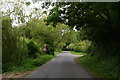 Road through Elloughton Dale into Elloughton in HU15 1HZ