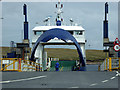 The ferry at Ulsta ready for loading in ZE2 9BD