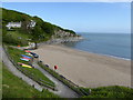 Zigzag path to the beach at Aberporth in SA43 2BH