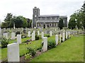War graves in the churchyard of St. Mathew's church, Sutton Bridge in PE12 9UE