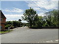 Highlands Road joining The Street in Monks Eleigh in IP7 7AZ