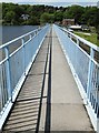 Walkway over Toddbrook Reservoir Dam in Whaley Bridge