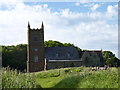 Hanbury Church from edge of church hill in B60 4AT