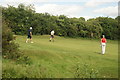View of golfers in Chingford Golf Course in E4 7PG