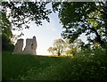 Ludgershall Castle - seen from the ramparts to the south-east in SP11 9QU