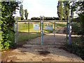 Barford St Michael sewage works gates in OX15 0RX