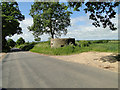 Circular WW1 pillbox at Aylmerton in Aylmerton