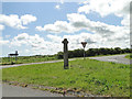 The cross at Hanworth crossroads in Hanworth