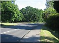 Hawley Road / Fernhill Lane in GU14 9EJ