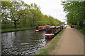Narrowboats on the Bridgewater Canal in WA15 6AG