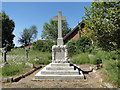 The war Memorial at Carleton Rode in NR16 1RN