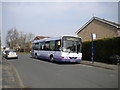 Bus on West Nooks, Haxby in YO32 3FD