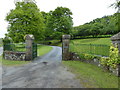 Plas Llidiardau gateway in SY23 4SB