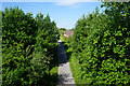 Cycle route on a former railway in M21 7GF