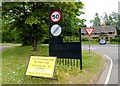Tour of Cambridgeshire sign in PE7 3UR
