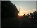 View of the sunset from Woodford Avenue #2 in IG5 0HX