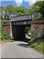 Privet Lane railway bridge (M&SWJR), from the south in SP11 8EJ