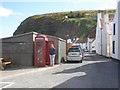Telephone box, Pennan harbour in AB43 6HY