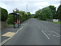 Bus stop and shelter on Durham Road, East Rainton in DH5 8NJ