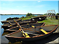 Rowing boats, Hornsea Mere in HU18 1BJ