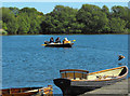 Rowing on Hornsea Mere in HU18 1BJ