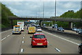 Ockham Lane Bridge, M25 in KT11 1PQ