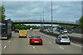 Footbridge over the M25 in GU23 6QF