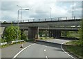 Junction 12 overbridges in KT16 0AS