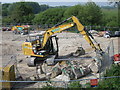 Digger, Meadows View development in BN22 8XP