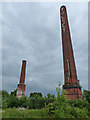 Disused chimneys at the Abbey Meadows in LE4 0DB