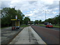 Bus stop and shelter on Durham Road (A690) in SR3 4LN