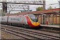 Virgin Class 390, 390138 "City of London", platform 5, Crewe railway station in CW1 6FG