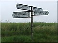 Fingerpost near Bekesbourne in CT4 5HA