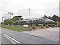 Buccanneer jet, on display at petrol station, Bishopmill in IV30 4FH