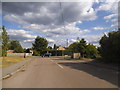 Sandy Lane looking towards Barkham Road in Evendons Ward