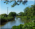 Looking south along the Oxford Canal in OX5 1PY