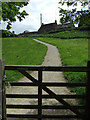 Footpath into Low Mill in YO62 7UY